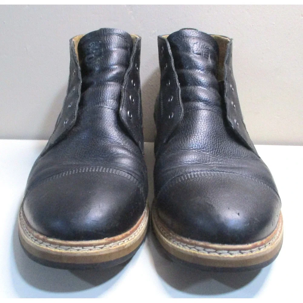 Timberland Mens Earthkeepers Stormbuck Chukka Boots Blk Lthr 10.5 5635R NO Laces